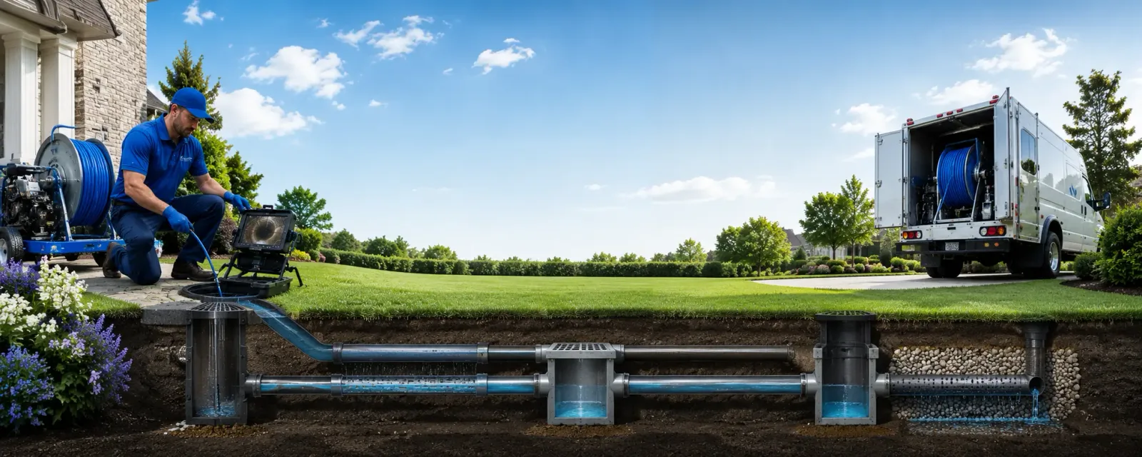 Outdoor drain cleaning information for Ashville, PA